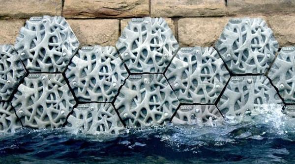 3D打印機制造生物海堤瓷磚用于海洋的生物保護 3D打印機制造生物海堤瓷磚用于海洋的生物保護